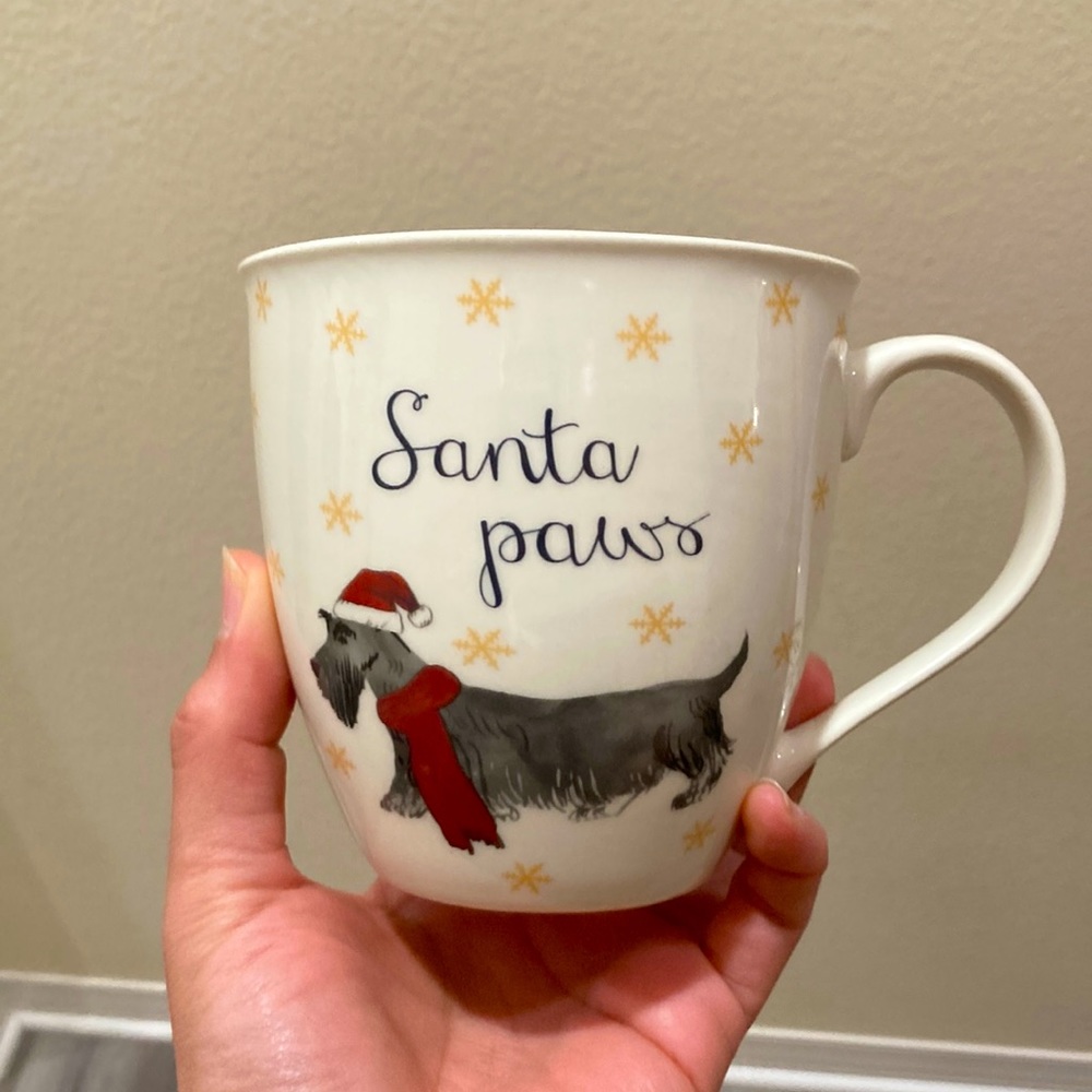 Molly Green Schnauzer Santa Mug